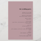 Fettformatige Sammlung "We Do", Mauve Paper Progra Flyer (Hinten)