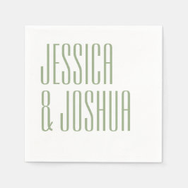 Fettformatige Schriftzeichen Typografie White Mode Serviette