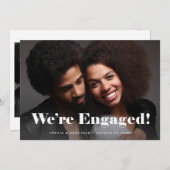 Fettformatik - Ankündigung der Verlobung von zwei (Vorne/Hinten)