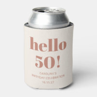 Fettformatik Terracotta Moderne 50. Geburtstag