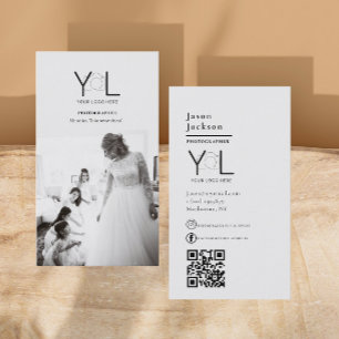 Fettfotograf QR Code Social Media Foto Visitenkarte