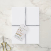 Fettgedruckte Feiertags-Schrift Geschenkanhänger (Mit Garn)