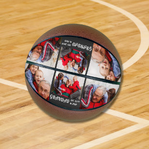 Fettgedruckte Typografie 3 Foto Opa Etabliert Basketball