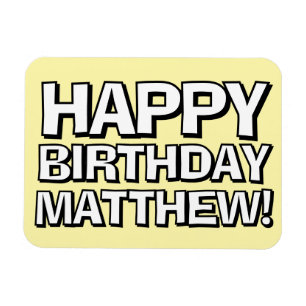 Fettgedrucktes Alles Gute zum Geburtstag Benutzerd Magnet