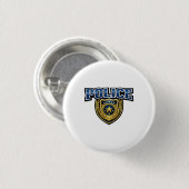 Fettgedrucktes Polizeidienstabzeichen-Textdesign Button (Vorne & Hinten)