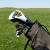 Fettgedrucktes Polizeidienstabzeichen-Textdesign Golf Headcover (In SItu)