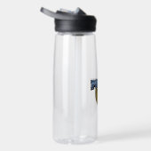 Fettgedrucktes Polizeidienstabzeichen-Textdesign Trinkflasche (Rechts)