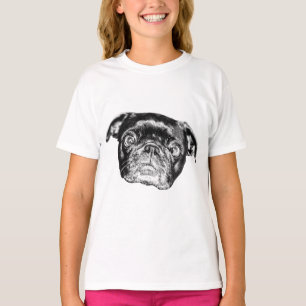 Fettgedrucktes Rasse-Schattiertes T-Shirt