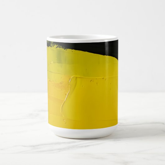 Fettgelbe Energie Kaffeetasse (Mittel)