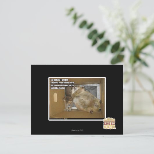 Fettgenosse Postkarte (Stehend Vorderseite)