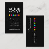 Fettgeschäftskarte Visitenkarte (Vorne/Hinten)