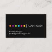 Fettgeschäftskarte Visitenkarte (Rückseite)