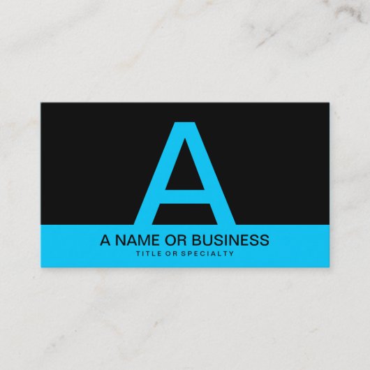 Fettgewebe TURQUOISE Visitenkarte (Vorderseite)