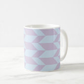 Fettgewebte, zweiteilige, Zickzack Stripe-Pulver-P Kaffeetasse (VorderseiteRechts)