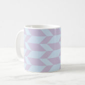 Fettgewebte, zweiteilige, Zickzack Stripe-Pulver-P Kaffeetasse (Vorderseite Links)