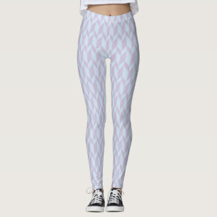 Fettgewebte, zweiteilige, Zickzack Stripe-Pulver-P Leggings
