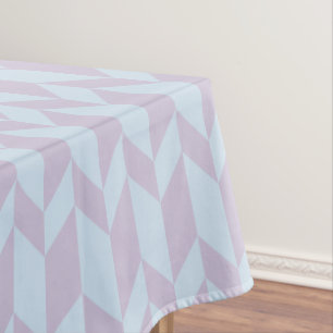 Fettgewebte, zweiteilige, Zickzack Stripe-Pulver-P Tischdecke