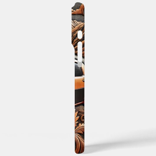 Fettgewebter Muskelkarosserietrieb Case-Mate iPhone Hülle (Rückseite / Links)