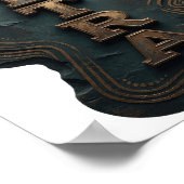 Fettgold ULTRA Fett Design Poster (Ecke)