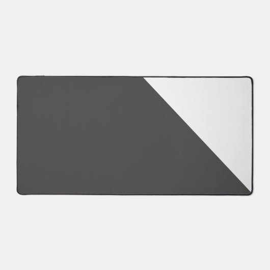 Fettgrauer, weißer, schlanker Kornfarbblock Schreibtischunterlage (Vorderseite)