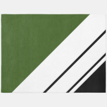 Fettgrüne Schwarz-weiße Diagonal-Racing-Streifen
