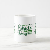 Fettgrüner irischer Zitat-St.-Patrick-Mug Kaffeetasse (Mittel)