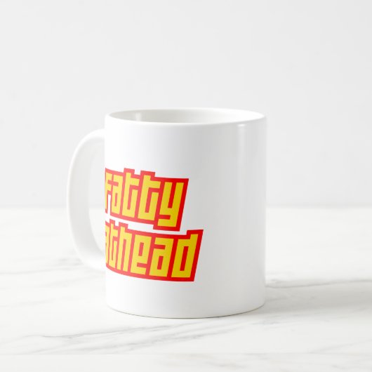 Fetthaltiger Fathead Kaffeetasse (Vorderseite Links)