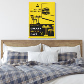 Fettiger Löffel Englisches Frühstück Leinwanddruck (Insitu (Schlafzimmer))