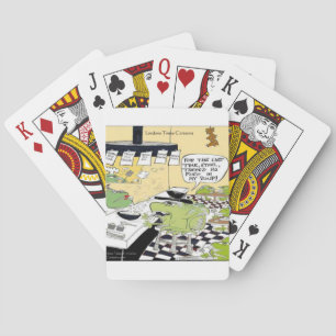 Fettiger Löffel für Frösche Lustige Geschenke & Ka Spielkarten