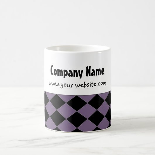 Fettiges Diamantmuster Kaffeetasse (Mittel)