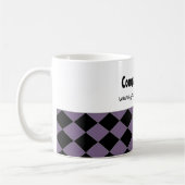 Fettiges Diamantmuster Kaffeetasse (Links)
