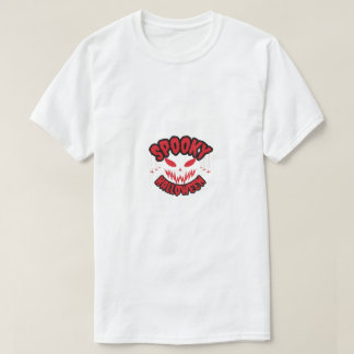 Fettiges, gruseliges Halloween-Horror-Design T-Shirt