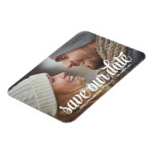 Fettkalligraphie | FOTO SAVE THE DATE Magnet (Linke Seite)