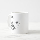 Fettkatze Kaffeetasse (Vorderseite Links)