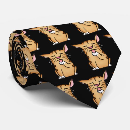 Fettkatze Krawatte (Gerollt)
