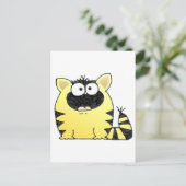 Fettkatze Postkarte (Stehend Vorderseite)