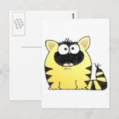 Fettkatze Postkarte (Vorne/Hinten)