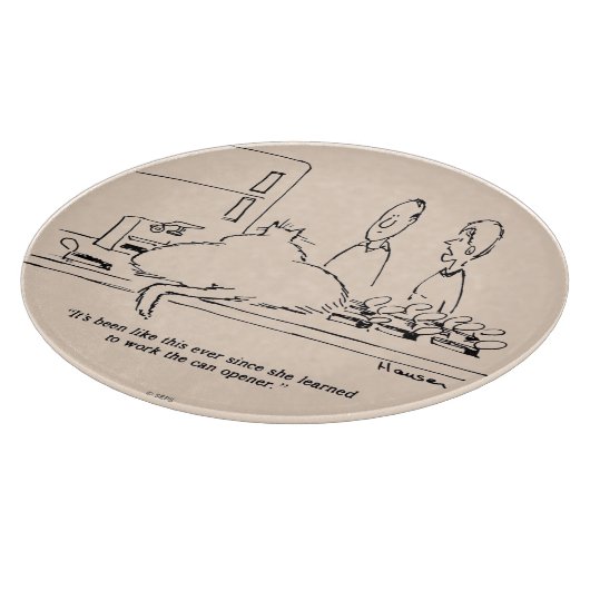 Fettkatze Schneidebrett (Ecke)