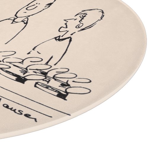 Fettkatze Schneidebrett (Ecke)