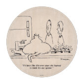 Fettkatze Schneidebrett (Vorderseite)