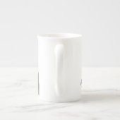 Fettkatze von da vinci - Wählen Sie die Hintergrun Porzellantasse (Rückseite)