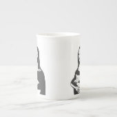 Fettkatze von da vinci - Wählen Sie die Hintergrun Porzellantasse (Vorderseite)