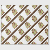 Fettkatzenverpackungspapier Geschenkpapier (Flach)