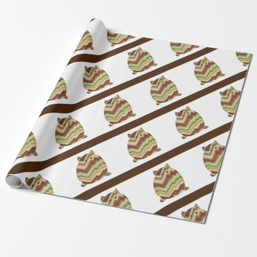 Fettkatzenverpackungspapier Geschenkpapier (Ungerollt)