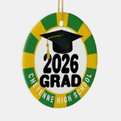 Fettklasse des Abschlusses 2026 Foto Keramik Ornament (Rechts)