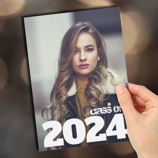 Fettklasse des Fotos 2024 Abschluss Einladung