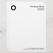 Fettkreis - Schwarz Briefkopf (Vorne/Hinten)