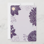 Fettleber Botanisch Es ist eine Geburtsankündigung Ankündigung (Rückseite)