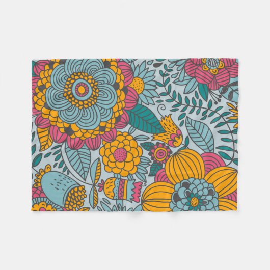 Fettleber und Vines Fleece Blanket (Vorderseite (Horizontal))