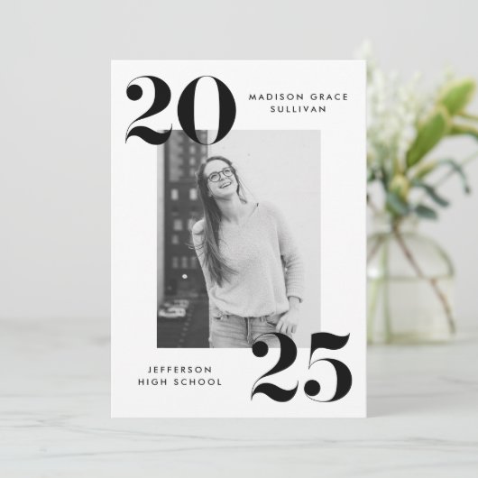 Fettleibiges Foto 2023 Einladung (Stehend Vorderseite)